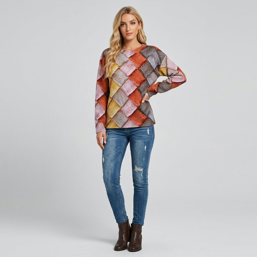 Nereida | Women's Sweater with Unique Pattern