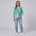 Noeline | Women's Sweater with Geometric Print