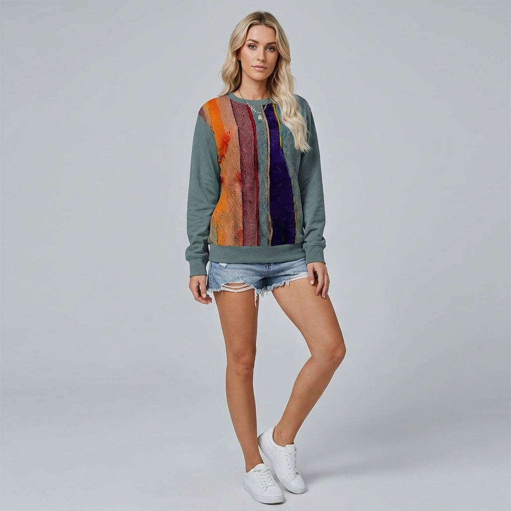 Noeline | Women's Sweater with Geometric Print